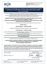 Certificato EN 13043 0474 CPR 0881